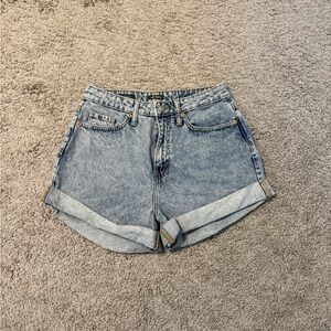 Wild Fable Highest Rise Mom Short Light Blue  6/28